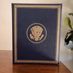 1970 Franklin Mint Presidential Commemorative Medals Album Book Empty AMEX